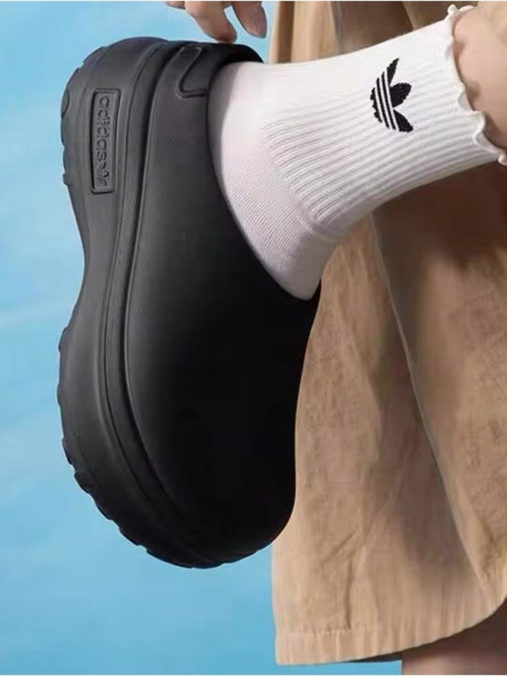 Adidas Adifom Stan Smith Mule Chunky EVA Platform Clogs